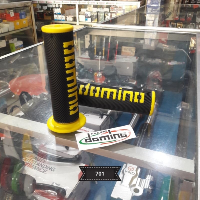 HANDGRIP GRIP HANDFAT KARET DOMINO 701 KUNING
