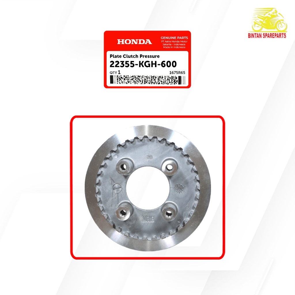 Plate Clutch Pressure 22355 KGH 600