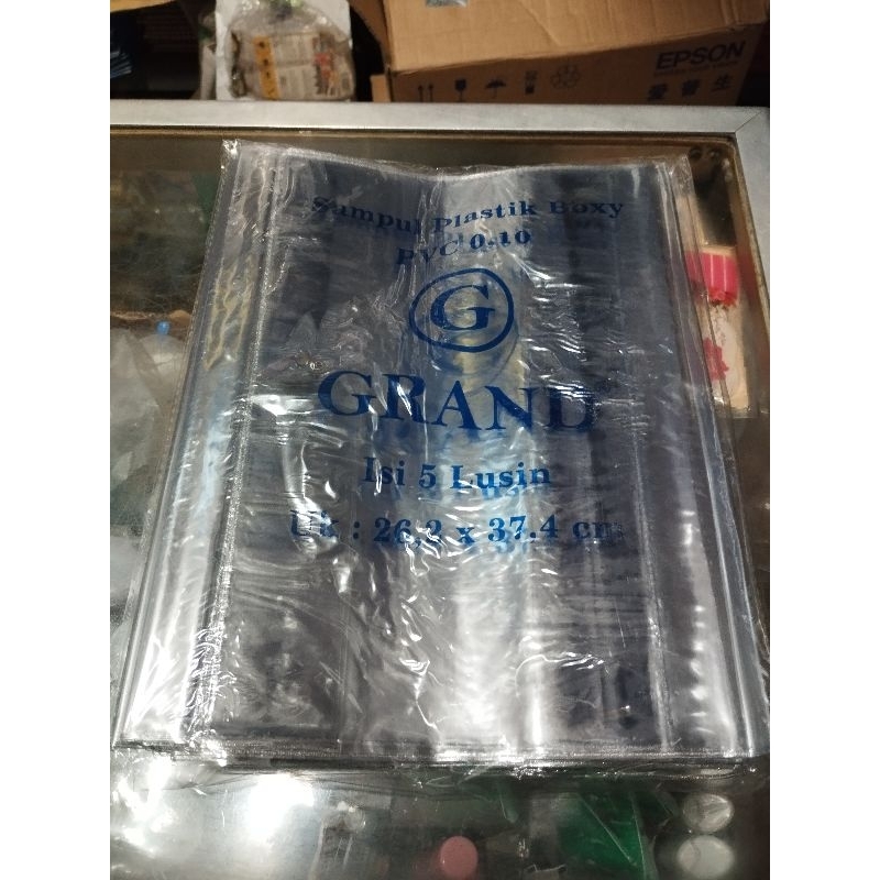 

SAMPUL PLASTIK MIKA UKURAN KWARTO DAN BOXY isi 60 lembar RJ4