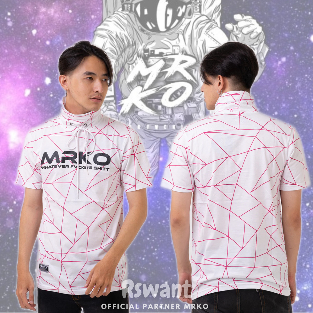 MRKO Official Kaos MRKO Baju MRKO Kaos Distro Original Bandung Kaos Neck Pria Wanita - MRKO 057