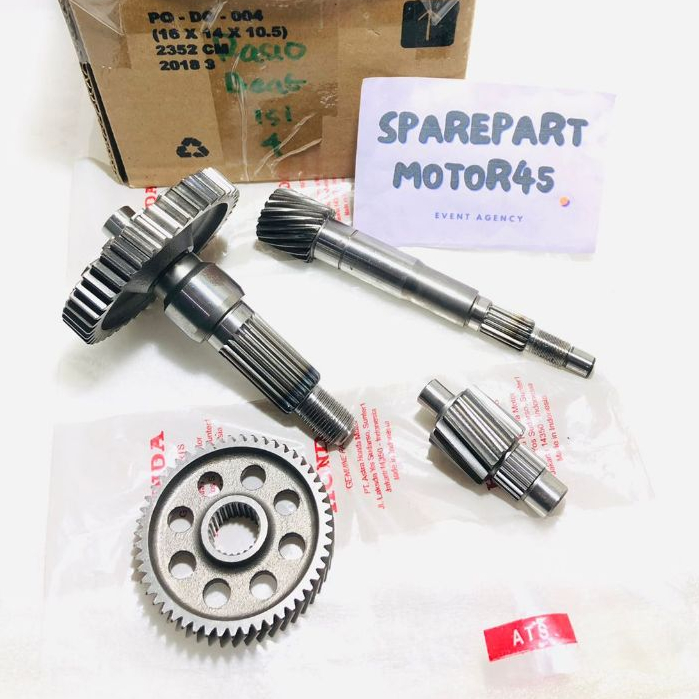 GEAR GARDAN GIR BOX RASIO SET ISI 4 BEAT FI ESP K81 STARTER HALUS SCOOPY FI DONAT K93 STATER HALUS G