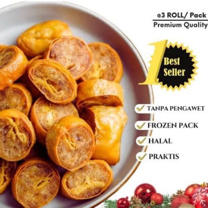 

egg chicken roll jumbo isi 3 halal