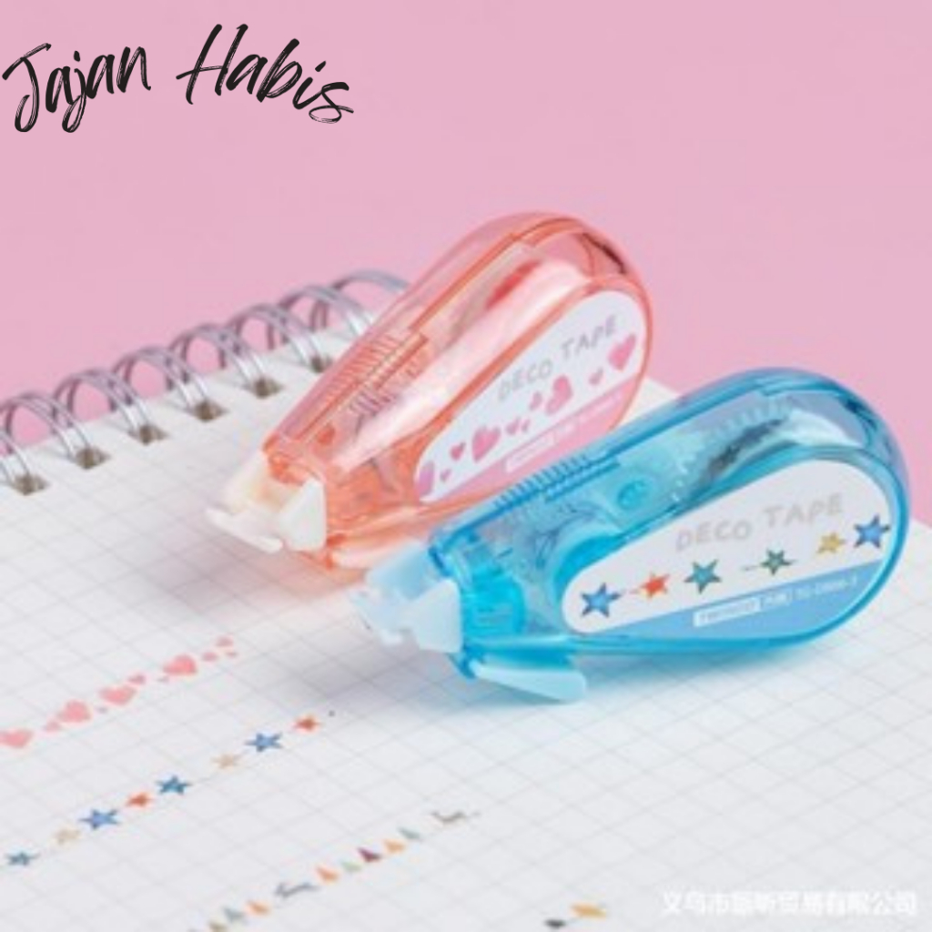 

JABIS Deco Tape Stempel Roller Stamp TG-D866 5mm X 5m Portable DIY Untuk Scrapbook Correction Tape Mini Motif Love Burung Daun Higlighter Pattern Correction Tape For DIY Decorative Scrapbook Journal