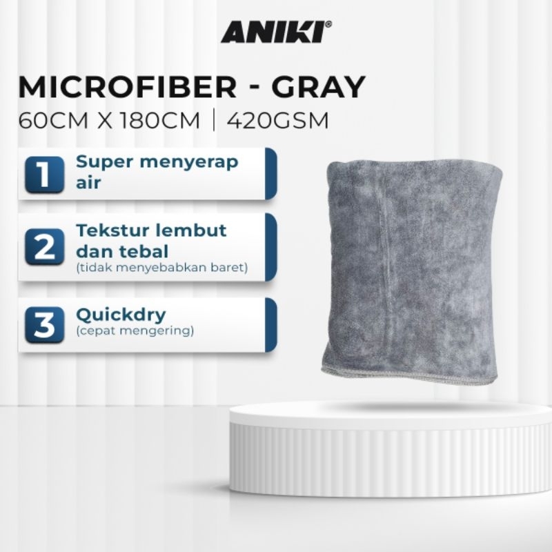 Aniki Microfiber Jumbo 60x180 - Lap Microfiber Jumbo