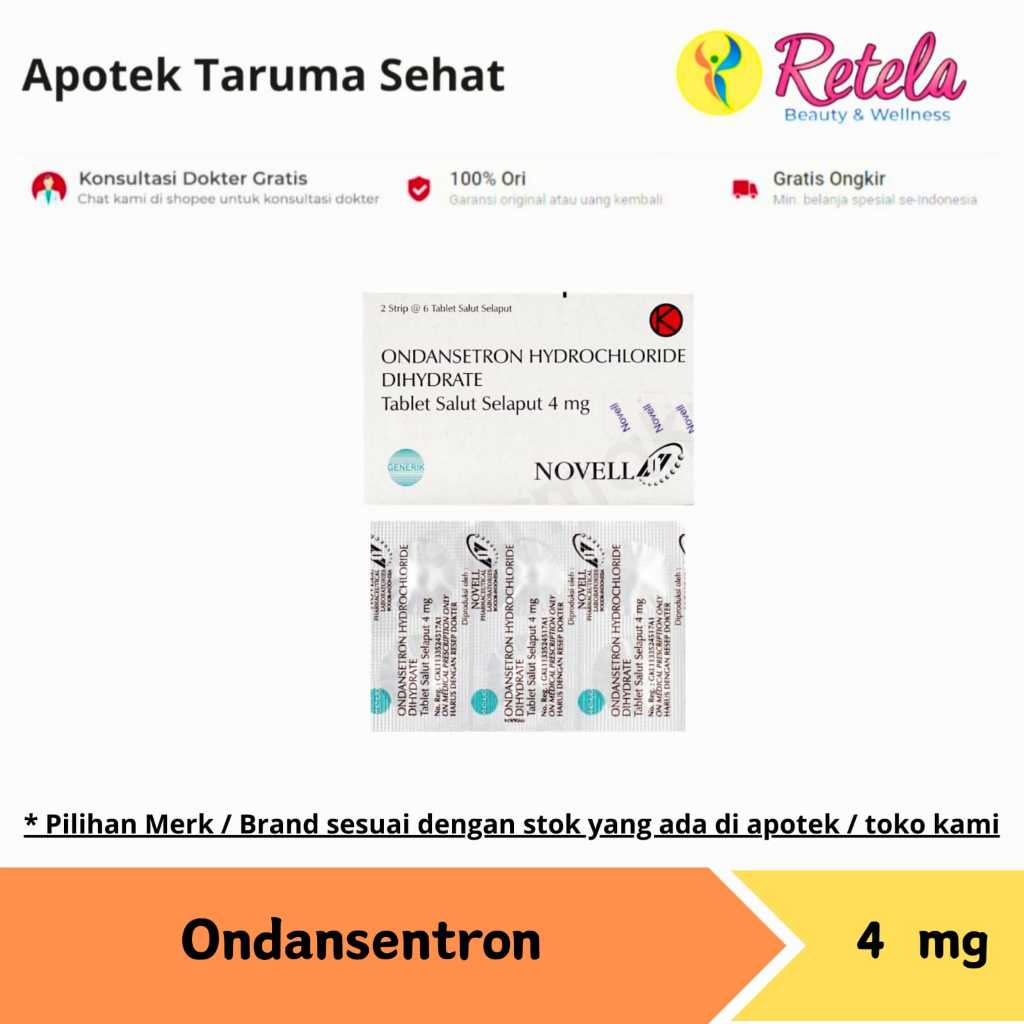 Ondansetron 4 mg 6 Tablet