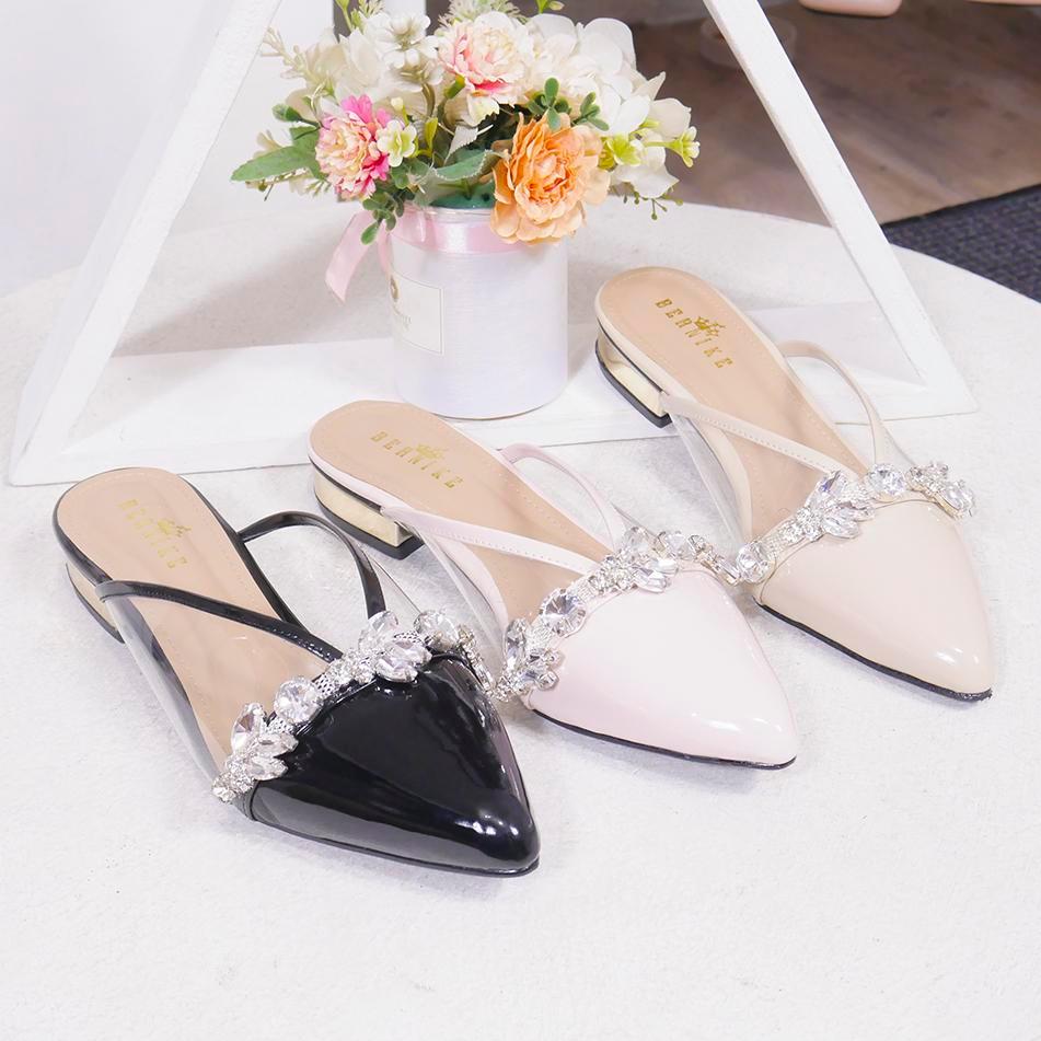 Sandal Pesta Wanita Terbaru Import Sepatu Hak Kekinian Mewah Hak Tahu Fashion Wanita