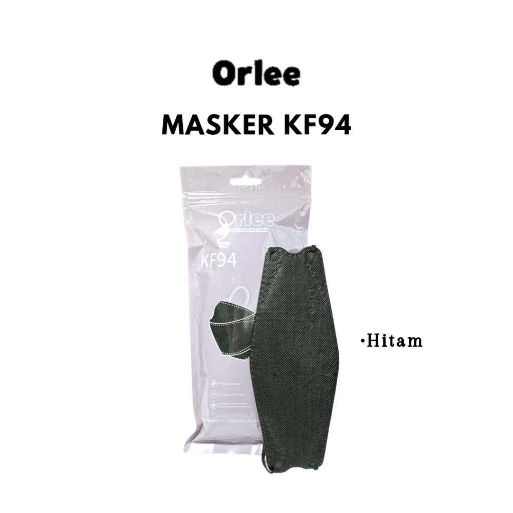 Masker Orlee KF94 4Ply Emboss Orlee evo 3D isi 10 pcs