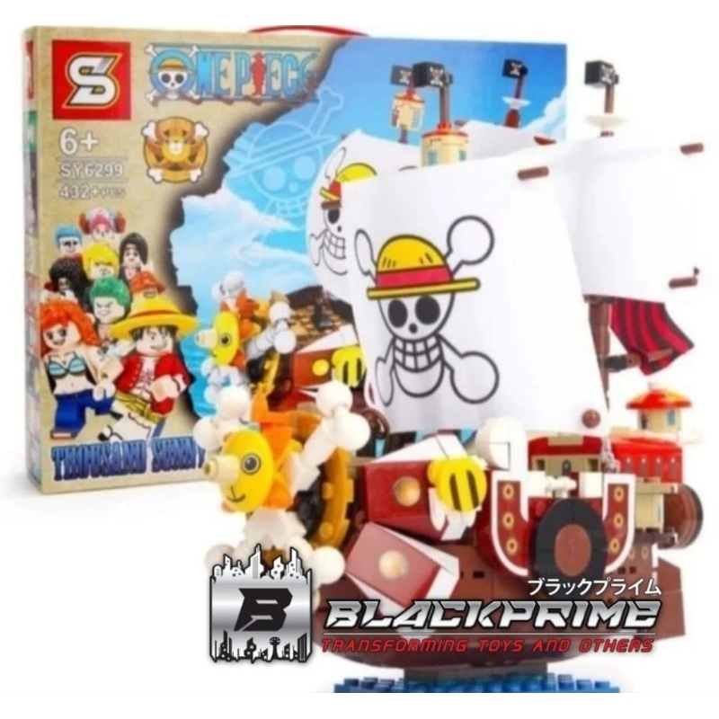 Mainan Block Sembo Luffy Thousand Sunny Ship Brick SY6299