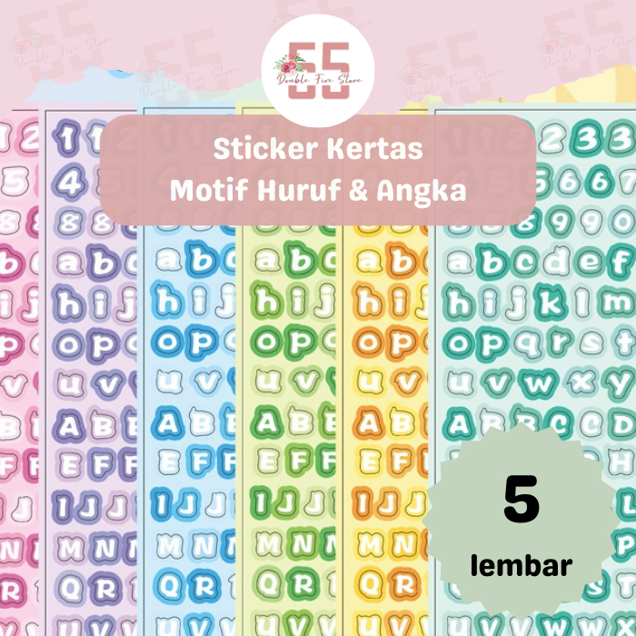 

Sticker Huruf & Angka / Sticker Huruf Aesthetic / Sticker Dekorasi Huruf