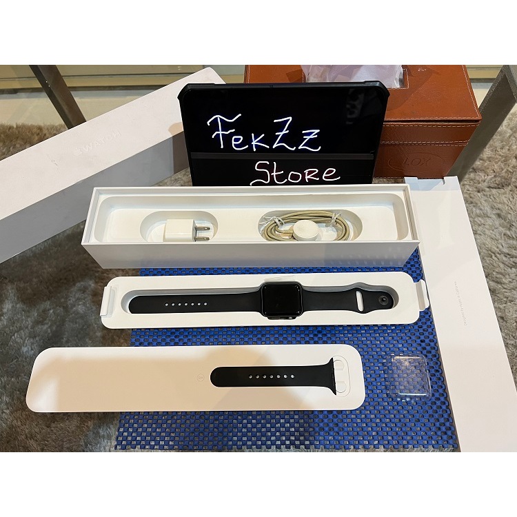 iWatch 2 Space Gray 42mm All Black ORIGINAL - iCloud aman - Normal 