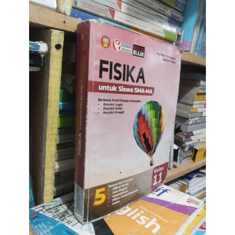 buku fisika kelas 11/XI/2 sma/ma yrama widya kurmer kurikulum merdeka