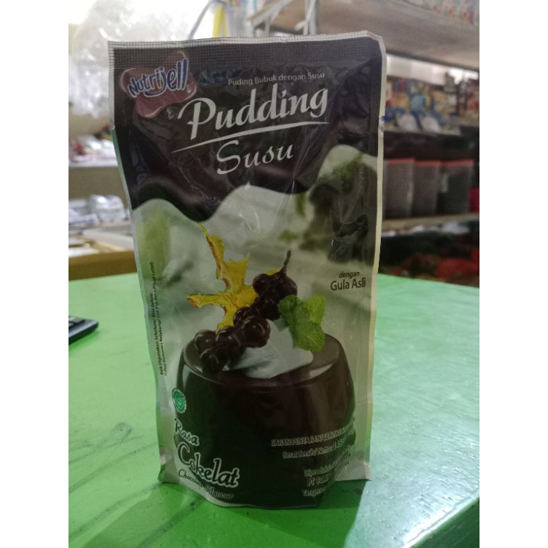 

puding susu chocolate