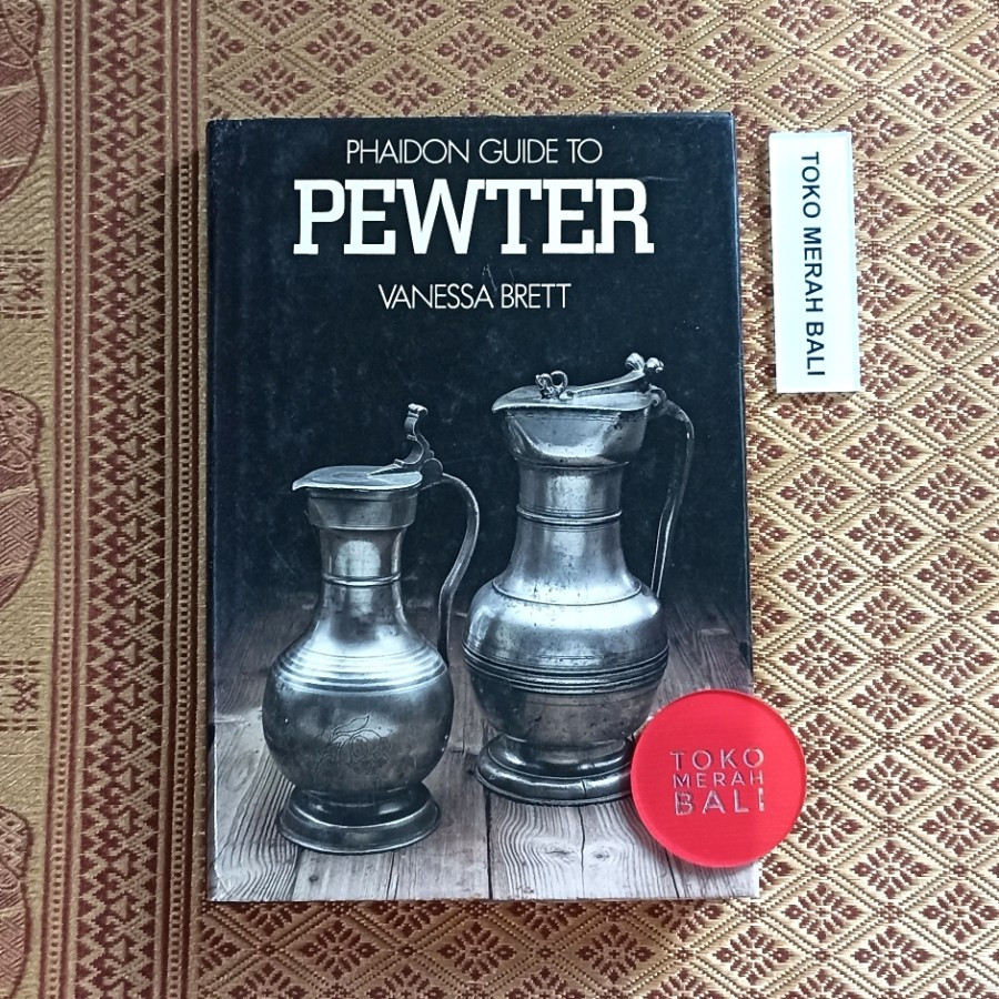 Edisi 1981 buku desain Pewter, buku logam campuran alloy timah antimon tembaga, buku kerajinan logam