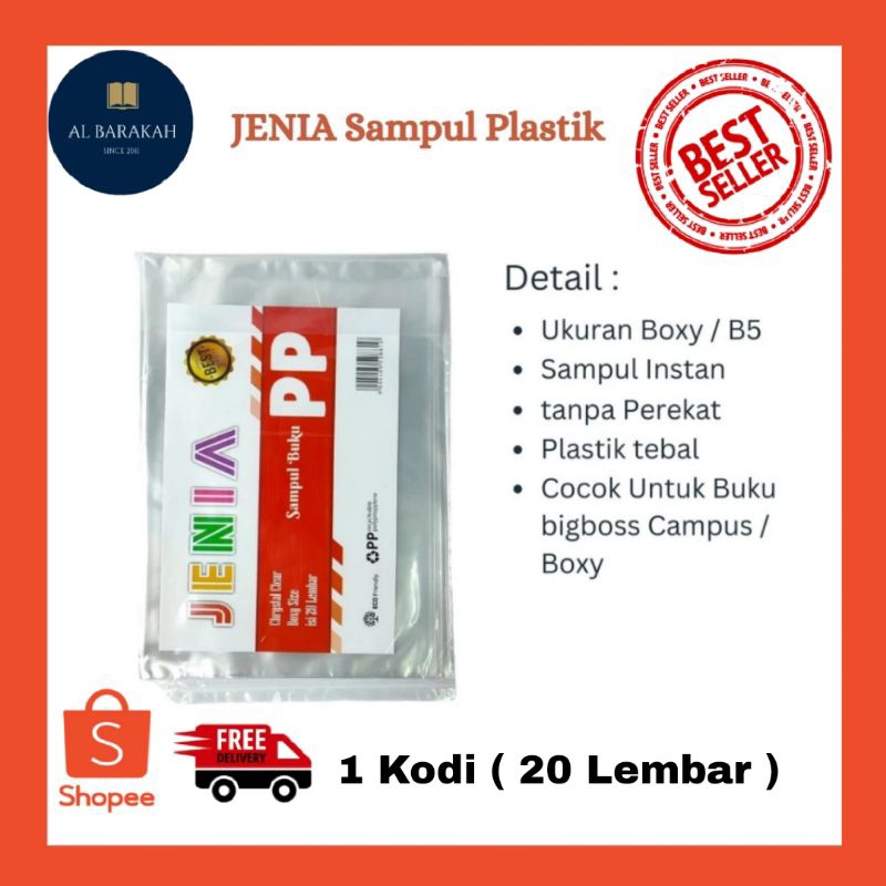 

1 Kodi ( 20 Lembar ) !!! Sampul Plastik Jenia Boxy / B5 / Sampul Plastik Bigboss / Big boss / Campus / Kampus