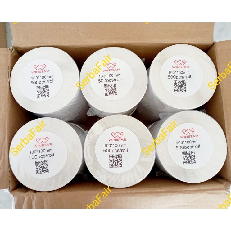 

Terbaru Label Barcode 1 x 1 Kes Sticker Thermal Resi 1x1MM WINSTAR ISI 5 PREMIUM SPEC
