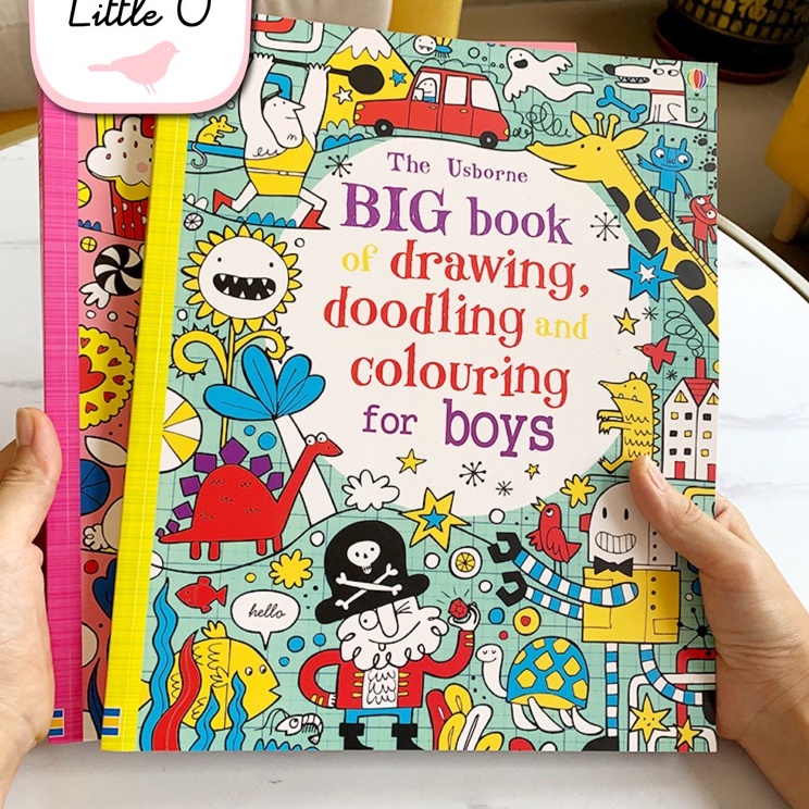 

Dijual USBORNE BIG BOOK Drawing coloring noodling book buku impor mewarnai anak buku kreatifitas buku anak