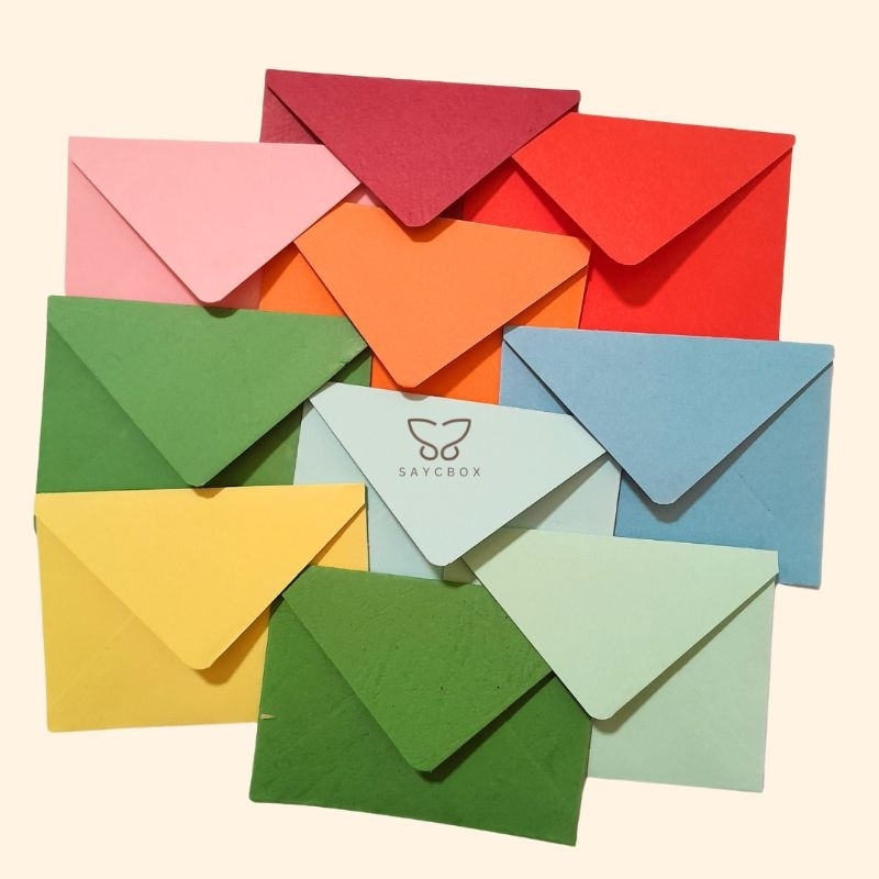 [A7] Amplop undangan doff tebal ukuran A7 11x8cm amplop warna warni polos aesthetic
