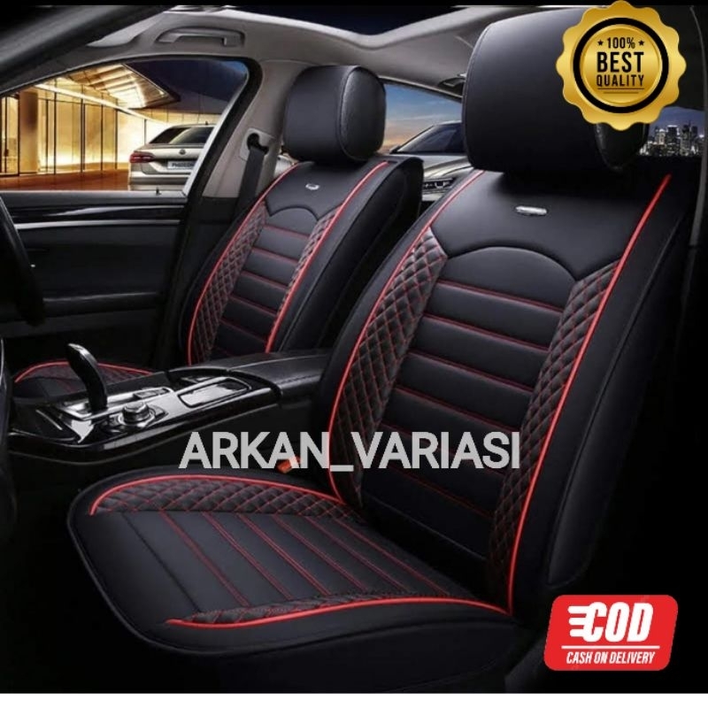 Sarung jok mobil rush gr sport ( 2018 - 2023 ) cover jok rush full set 3 baris bahan oscar