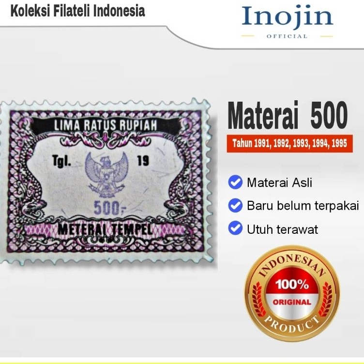 

Materai 5 Tahun 1991 1992 1993 1994 1995 Matrai Tempel Lama Asli Original Pos