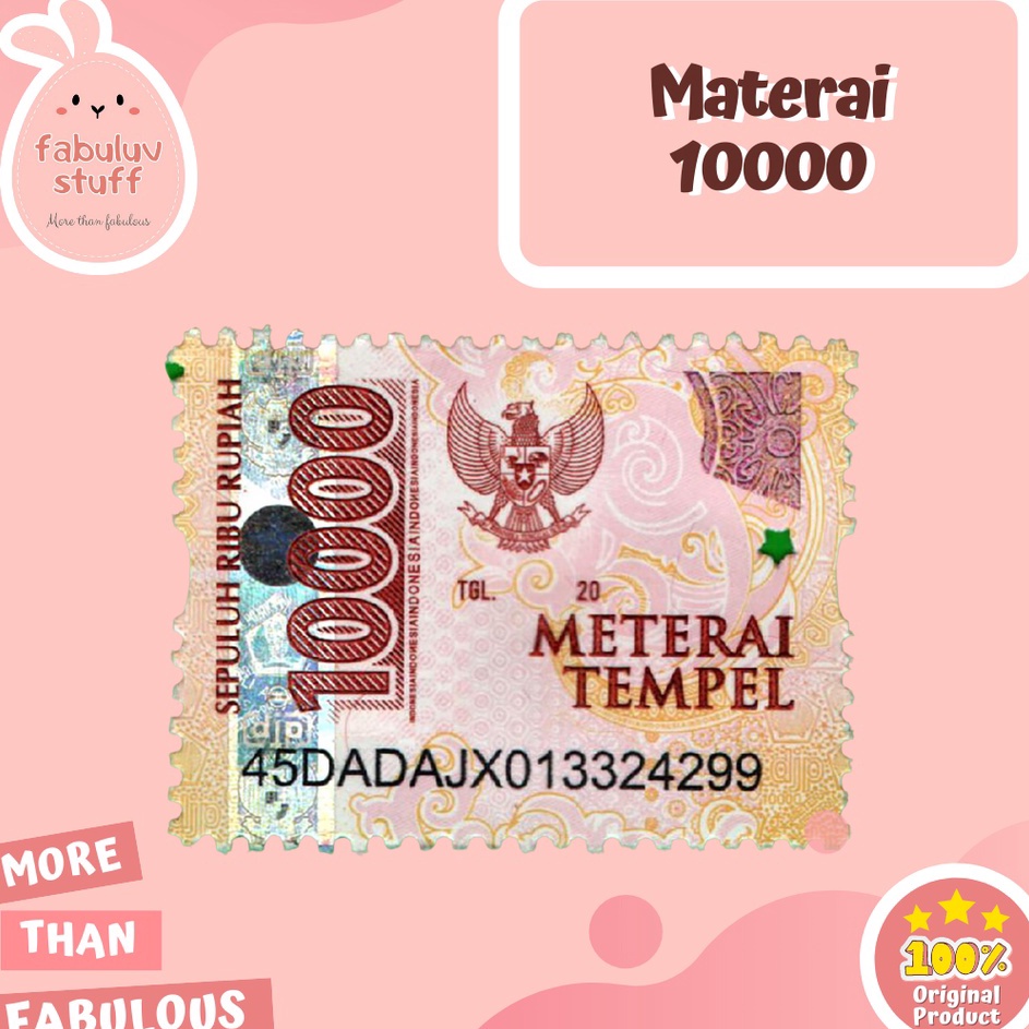 

ATK Materai Rp1 Asli Materei 1