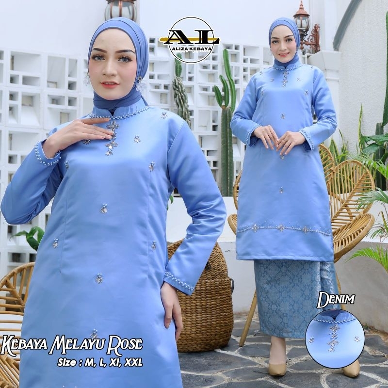 ATASAN KEBAYA KURUNG TAFFETA//KEBAYA KURUNG TAFFETA PAYET//KEBAYA TAFFETA