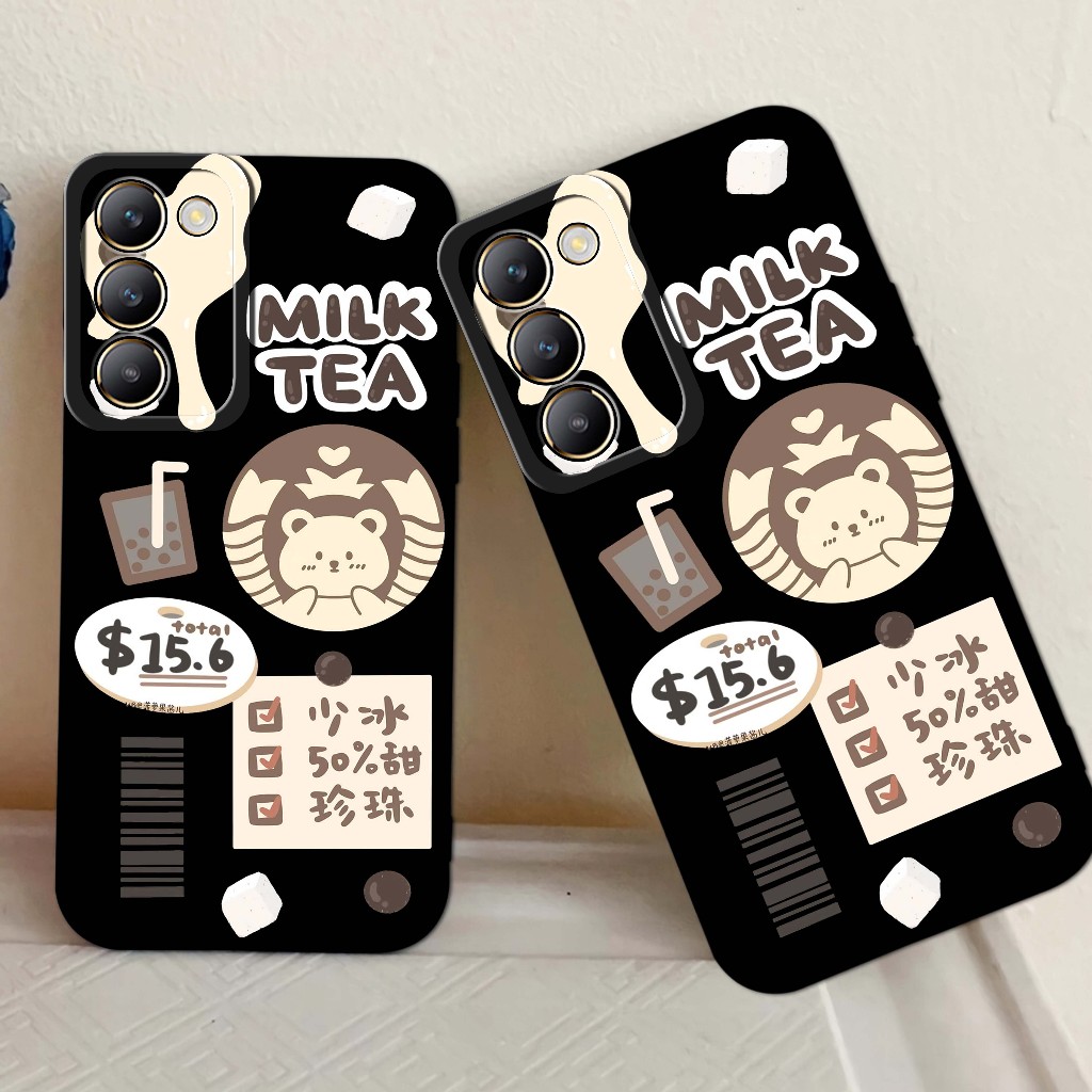 Softcase Pro Camera Vivo Y100 4G/5G - Case Vivo Y100 Terbaru Motif (STARBUCKS) Case Pro Camera - Cas