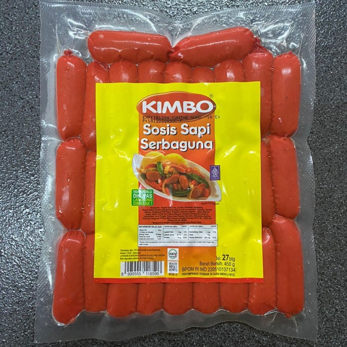 

Kimbo sosis serbaguna cocktail 450 gr