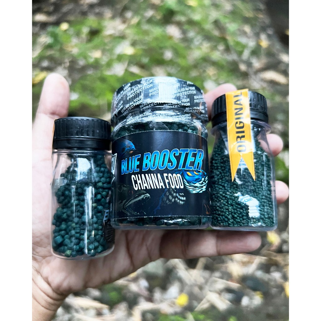 PELET CHANNA BLUE BOOSTER by BOS BOS QU (PIGMEN BIRU)