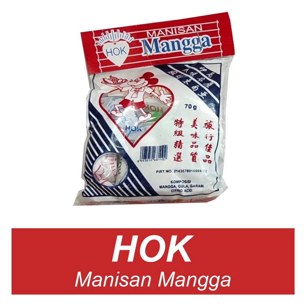 

Manisan Mangga Hok Berat 70gr PROMO