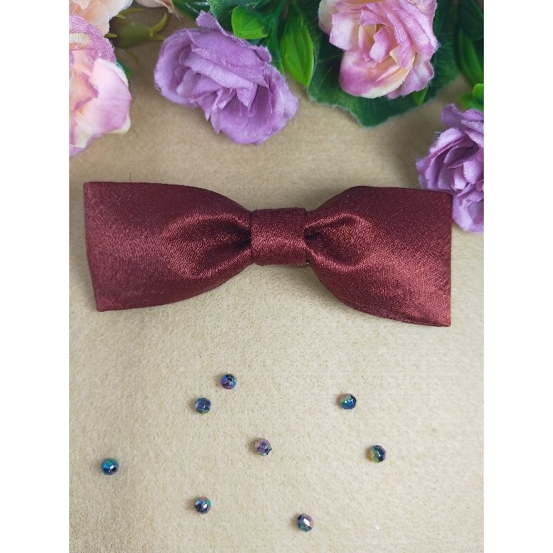 PINGUIN TIE  RIBBON HAIR PIN #01