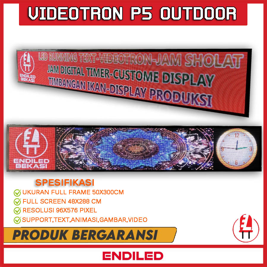 Led videotron P5 outdoor