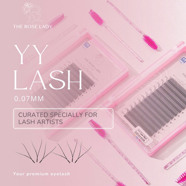 Trendy YY LashY Lash 2D Lash extensions 7mm CD curl TANAM BULUMATA BULUMATA EXTENSIONS