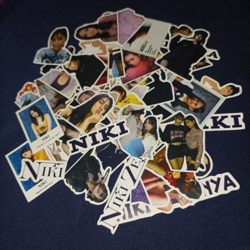 

60PCS STICKER NIKI ZEFANYA | NIKI ZEFANYA STIKER AESTHETIC | NIKI ZEFANYA