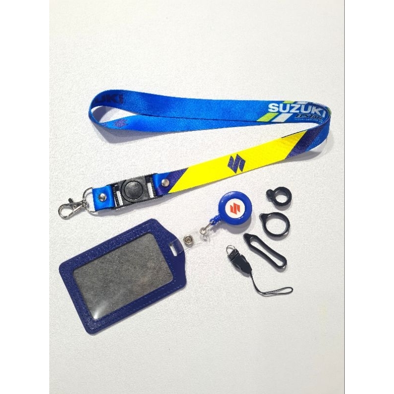 

BISA SATUAN Lanyard Suzuki / suzuki cetak 2 sisi ukuran 2cm Lanyard Custom Satuan Murah