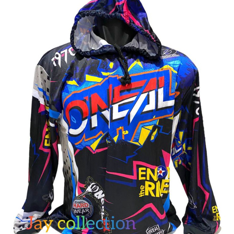 Bagus Banget BISA COD  KAOS OLAHRAGA TRAIL BALAPAN LENGAN PANJANG TOPI UNISEX  JERSEY MOTOR CROSS  B