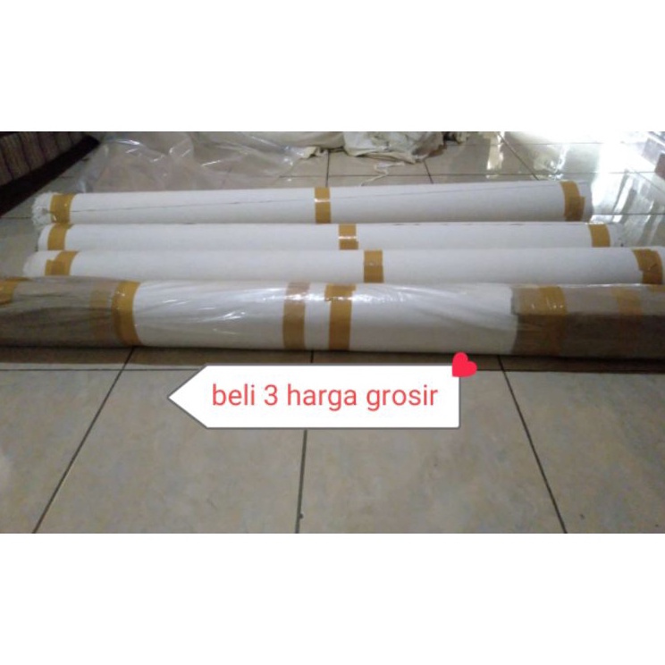 

Super Sale Kanvas Lukis Roll UK 15 x 3 mtr Warna Putih Hitam Biru Kuning
