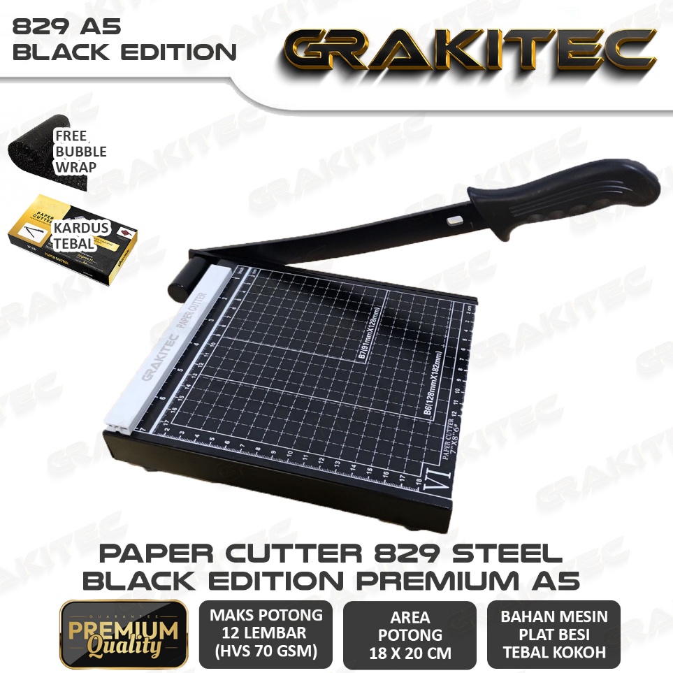 

Produk Keren Paper Cutter Mini A5 Alat Potong Mesin Pemotong Kes HVS Sticker Dos PVC ID Card Yellow Board Art Paper Vinyl Bontax Camel Kes