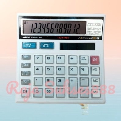 

Modern KALKULATOR CITIZEN 512T 12 Digit PUTIH ELEGANT MURAH GAMPANG DI AKAN CITIPLUS 512