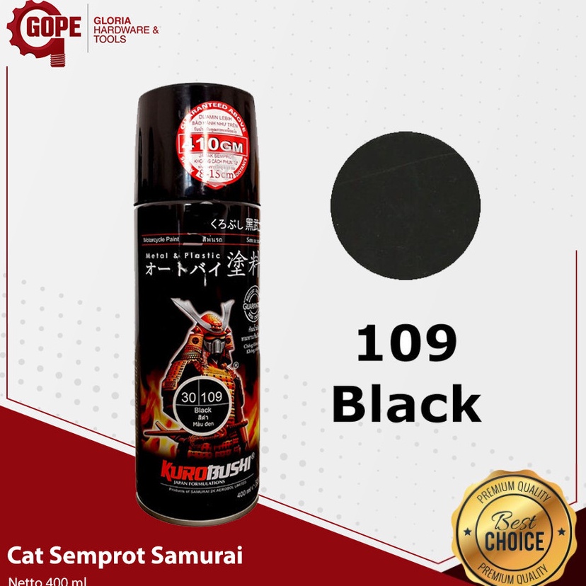 

CAT SEMPROT PYLOX SAMURAI HITAM BLACK 19