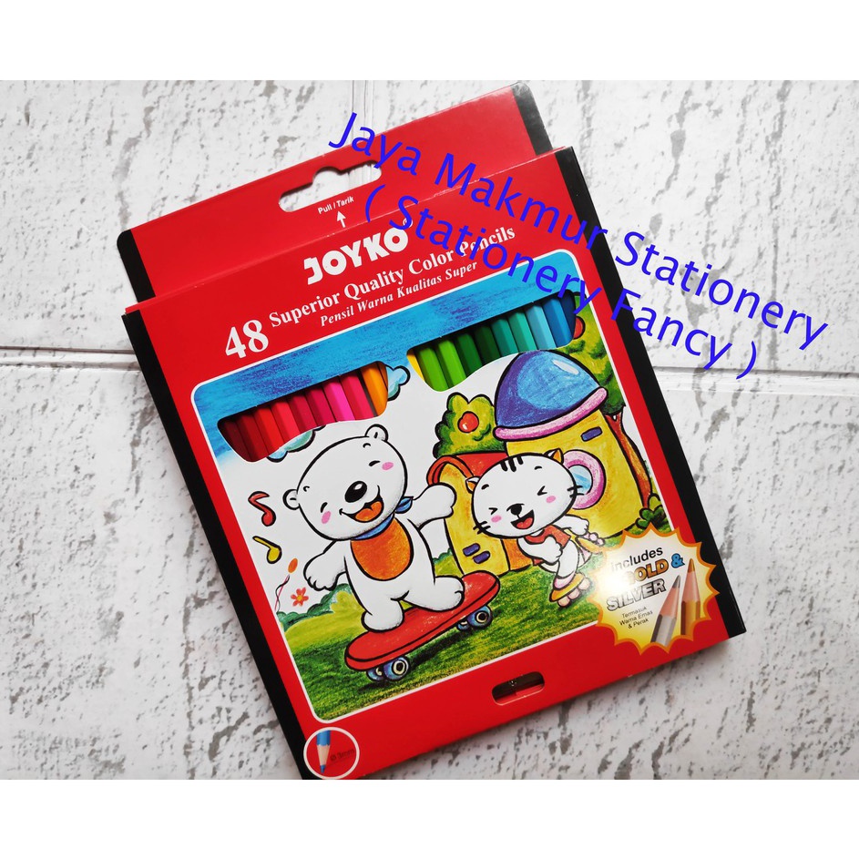 

Pensil warna Joyko 48 warna CP48PB 1 Set