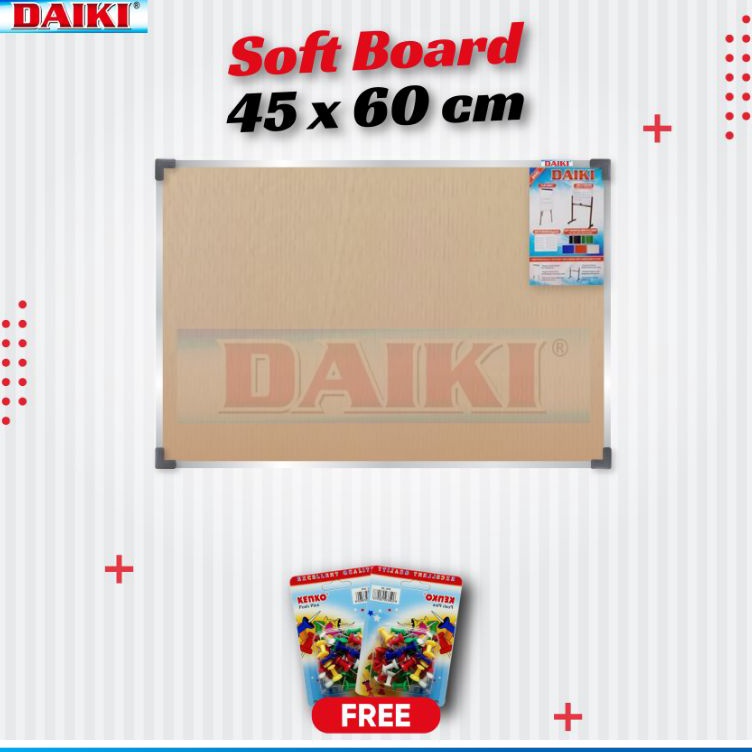 

Softboard Papan mading classic DAIKI Uk 45x6 Cm