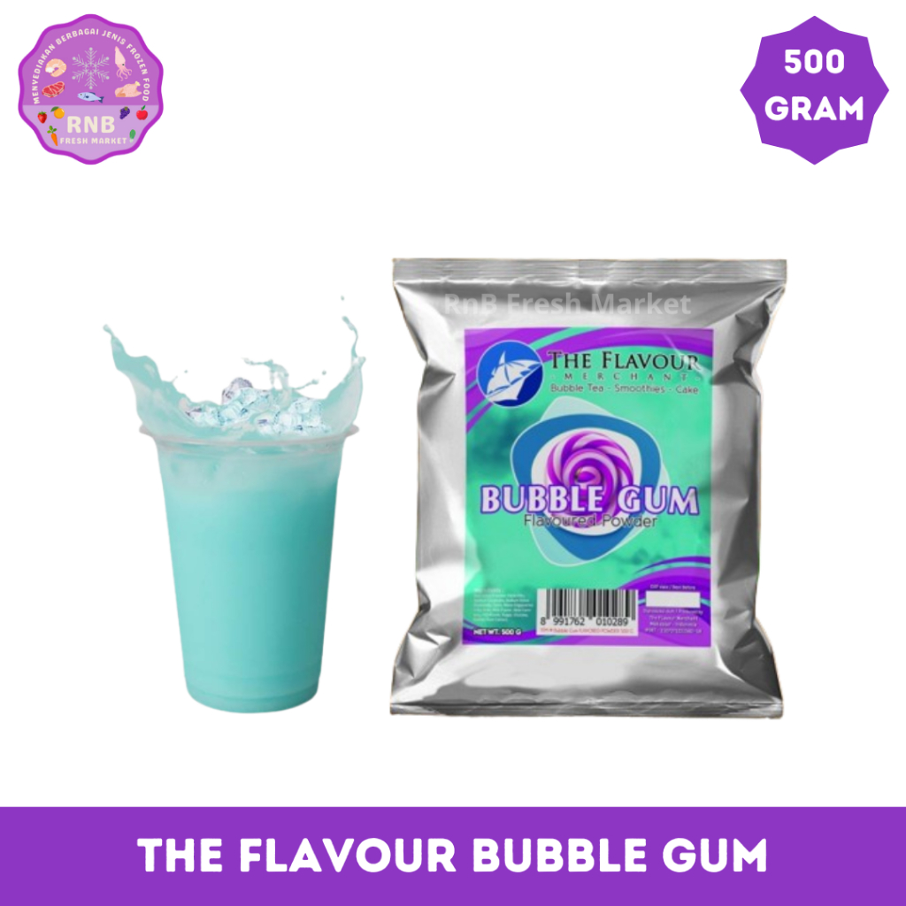 

The Flavour Bubuk Minuman Bubble Gum Netto 500 Gram