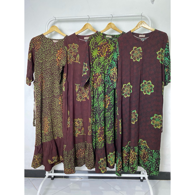 DASTER BATIK PEKALONGAN LENGAN 7/8 BUSUI FRIENDLY KWALITAS PREMIUM MODEL KEKINIAN BUSUI FRIENDLY KAIN RAYON ADEM DAN TEBAL