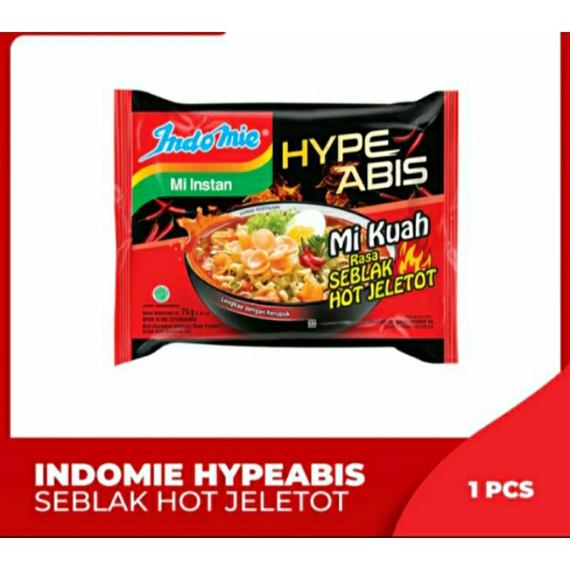 

Indomie mie kuah seblak hot jeletot