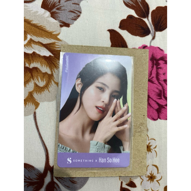 photo card idol k-pop kdrama han so hee somethinc gratis nail sticker 1 set