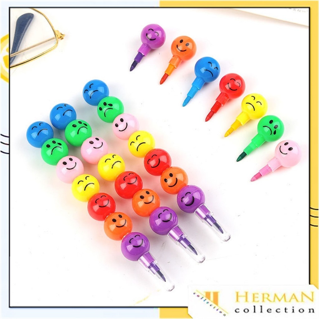 

PENSIL WARNA RAINBOW 1 SET ISI 7 WARNA / PENSIL WARNA SUSUN MOTIF RAINBOW EMOJI