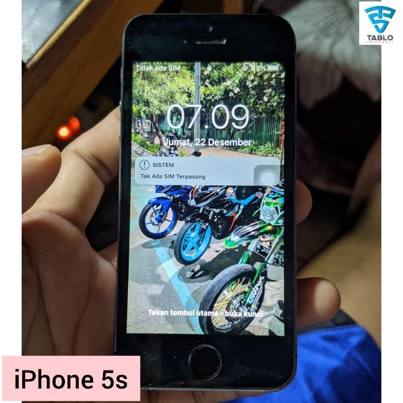 LCD satu set depan iPhone 5s original copotan bergaransi ✅