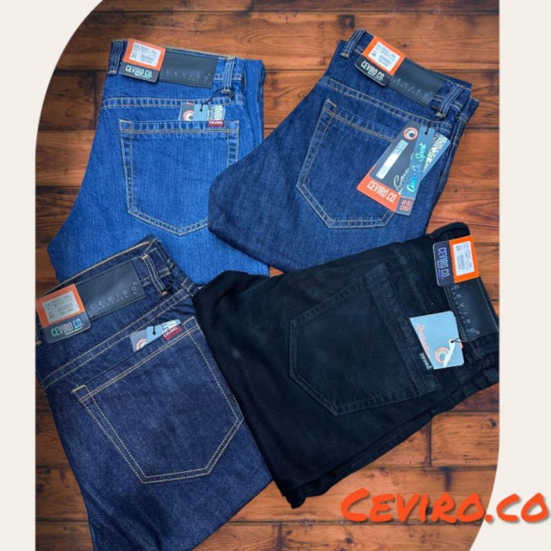 Celana Jeans Pria CEVIRO CO ORIGINAL