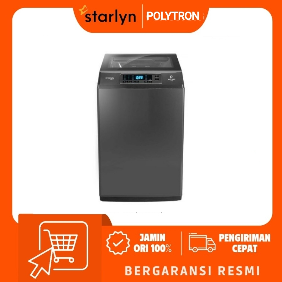 POLYTRON Mesin Cuci 1 Tabung Zeromatic Laguna series Hijab 10 KG