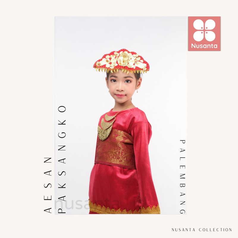 Adat palembang anak/ BAJU ADAT PALEMBANG ANAK